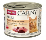 ANIMONDA Cat Carny Adult Kalakutiena su vi&scaron;tienos kepenėlėmis - drėgno kačių ėdalo - 200 g