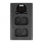 Dviejų kanalų įkroviklis Newell DL-USB-C skirtas NP-FW50 baterijai