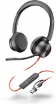 HP Poly Blackwire 8225 Stereo Microsoft Teams Certified USB-C Headset +USB-C/A Adapter SmartBuy
