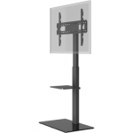 Goobay Floor stand | TV Floor Stand Basic, Size L | Swivel | 37-70 " | Maximum weight (capacity) 40 kg | Black