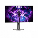 AOC Agon Pro AG276QKD2 500Hz OLED GAMING monitorius su garsiakalbiais ir RGB &scaron;viesos efektais | 26.7 colių | WQHD (2560x1440, 16:9, 110ppi) | Reakcijos laikas: 0.03ms (GtG) | 178&deg;/178&deg; | Jungtys: DisplayPort, HDMI, USB 3.0, 3.5mm | Pakreipiamas, regu ...