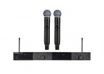 Shure SLXD24DE/B58-G59 - dviguba skaitmeninė belaidžio ry&scaron;io sistema su dviem siųstuvais/rankiniais mikrofonais (470 - 514 MHz)