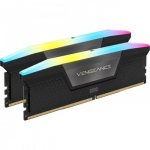 CORSAIR DDR5 5200MT/s 16GB 2x8GB DIMM Unbuffered 40-40-40-77 VENGEANCE RGB LED 1.35V