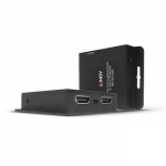 AV Ilgintuvas - LINDY Cat.6 HDMI 4K30 and IR Ilgintuvas su PoC and Loop Out Amplify, 70 m, Juodas