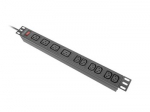Rack PDU 19 inch 1U 16A 2M 4X C19 6X IEC C13 C20 black
