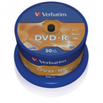 Verbatim DVD-R 4.7GB 16X 50pack AZO MATT SILVER cake box - 43548