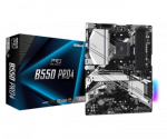 ASROCK B550 Pro4 ATX MB 3rd Gen AMD AM4 Socket DDR4 4733+ 1 x3.0 x16 x4.0 PCIe HDMI D-Sub 7.1 CH HD 6 SATA3 1 M.2 2 USB 3.2 Gen2