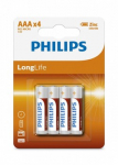 Battery R03 AAA LONGLIF E (4 SZT BLISTER)