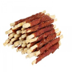HILTON Duck wrap white rawhide stick - &scaron;unų kramtukas - 500g