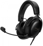 HyperX Cloud III &ndash; Wired Gaming Headset, PC, PS5, Xbox Series X|S, Angled 53mm Drivers, DTS, Memory Foam, Durable Frame, Ultra-Clear 10mm Mic, USB-C, USB-A, 3.5mm &ndash; Black