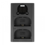 Dviejų kanalų įkroviklis Newell DL-USB-C skirtas LP-E6