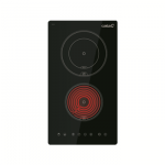 CATA Hob | TD 3002 BK | Vitroceramic | Number of burners/cooking zones 2 | Touch | Timer | Black