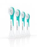 Philips | Toothbrush Heads | HX6034/90 Sonicare For Kids3+ | Heads | For children | Number of brush heads included 4 | White/Blue