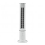 Aroma Tower fan, 45W, Fully Detachable for Easy Cleaning, Built-in Essential Oil Diffuser, Air flow: 38.3 m3/min, 2 Wind modes - Normal/Sleeping, 4 speed settings, 7h timer, Multi-angle Remote control, Oscillation 70, white color, 1032x275x275