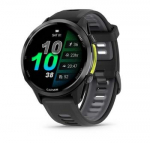 &bdquo;Garmin Forerunner 970&ldquo; i&scaron;manusis laikrodis, titano pilkos spalvos