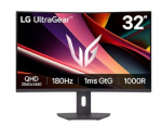 LG UltraGear 32G600A 180Hz lenktas žaidimų monitorius su VA technologija | 31.5 colių | WQHD (2560x1440, 16:9, 92ppi) | Reakcijos laikas: 1ms (GtG) | Jungtys: DisplayPort, HDMI, 3.5mm | Pasukamas, reguliuojamo auk&scaron;čio ir paverčiamas stovas | VESA, Ke ...