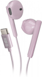 SBS earphones Studio Mix 65c USB-C, pink