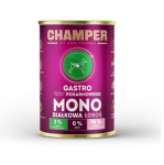 CHAMPER Gastro Monoprotein Salmon - drėgnas ėdalas &scaron;unims - 400g