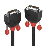 Vaizdo Kabelis - LINDY Black Line DVI-D Single Link, M/M, 1920x1200 60Hz, 10 m, Juodas