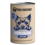 PAKA ZWIERZAKA Pork with blueberries Mono - drėgnas ėdalas &scaron;unims - 400g
