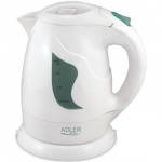 Adler | Kettle | AD 08 | Standard | 850 W | 1 L | Plastic | 360&deg; rotational base | White
