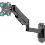 ONKRON TV Monitor Wall Mount Bracket for 13&rdquo; &ndash; 34&rdquo; Screens Full Motion with Gas Spring, Black