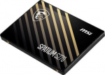 MSI SPATIUM S270 480GB|SATA|3D NAND|Write speed 450 MBytes/sec|Read speed 500 MBytes/sec|2,5"