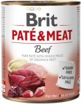 BRIT Pat&eacute; and Meat su jautiena - &scaron;lapias &scaron;unų maistas - 800g