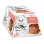 PURINA Gourmet Revelations La&scaron;i&scaron;a - drėgnas kačių maistas - 2x57 g