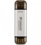 External SSD|TRANSCEND|ESD310|512GB|USB-C|USB|3D NAND|Write speed 900 MBytes/sec|Read speed 1050 MBytes/sec|TS512GESD310S