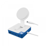 Hyper HyperDrive Flex MagCharge USB-C Hub, White/Blue | HD8100BUGL | HDMI ports quantity 1