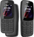 Mobilus telefonas - Nokia 106 TA-1114 DS 1.8" 4MB 800mAh FM Radijas Juodas