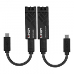 USB Prailginimo Laidas - LINDY Pluo&scaron;tinis USB 3.2 Type C Prailgintuvas, 100m, 10Gbps, 5VDC, 2A, Juodas