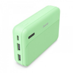 Power pack pocket 10000mAh 2xUSB-A green