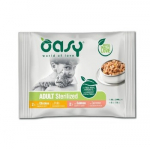 OASY Chunks in gravy Multipack Sterilized selection - &scaron;lapias kačių maistas - 4x85g