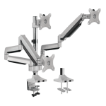 LOGILINK - Triple alumium monitor desk mount,13-27'', max. 7 kg