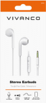 Vivanco headset Stereo Earbuds, white (61741)