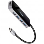 I/O HUB USB-C 6IN1/0.2M HMC-6H4A AXAGON