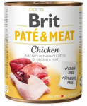 BRIT Pat&eacute; and Meat su vi&scaron;tiena - &scaron;lapias &scaron;unų maistas - 800g