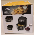 SALE OUT. ETA | Hot air fryer | ETA016890000 Vista | Power 1300 W | Capacity 4.3 L | Hot air technology | Black | DAMAGE PACKAGING