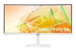 Samsung ViewFinity S6 S65TC S34C650TAU 100Hz LED monitorius su garsiakalbiais ir VA bei AMD FreeSync technologijomis | 34 colių | 3440x1440, 21:9 | Reakcijos laikas: 5ms (GtG) | Jungtys: HDMI, DisplayPort, Thunderbolt 4, 3.5mm | Tilt, height-adjustab ...
