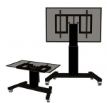 Neomounts Floor stand | PLASMA-M2500TBLACK TV trolley | Adjustable Height, Tilt | 42-100 " | Maximum weight (capacity) 150 kg | Black