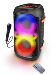 Esperanza EP156 BT FM LED RGB KARAOKE garsiakalbis juodas 20W