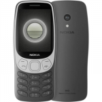 Nokia 3210 4G (2024) (TA-1618) | Grunge Black | 2.4 " | TFT | 128 MB | 64 MB | Dual SIM | Bluetooth | 5 | Main camera resolution 2 MP