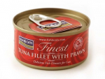 FISH4CATS Tuna fillet with prawn - &scaron;lapias kačių maistas - 70g