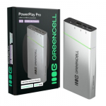 Green Cell PBPLGC20P ne&scaron;iojamasis įkroviklis Ličio-jonų (Li-Ion) 20800 mAh Aliuminis, Juoda, Žalia, &Scaron;viesiai Žalia, Sidabras