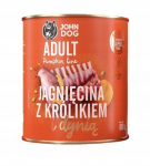 JOHN DOG Pumpkin Lamb with rabbit and pumpkin - drėgnas ėdalas &scaron;unims - 800g