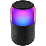 portable speaker SVEN PS-130, red, power output 10W (RMS), TWS, Bluetooth, USB, lithium battery