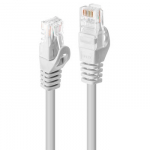 Tinklo Kabelis - LINDY Cat.6 U/UTP Tinklo Kabelis, RJ45, M/M, 250MHz, CCA, 0.3 m, Baltas