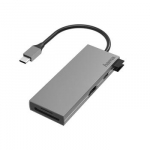 &Scaron;akotuvas Hama USB-C - 2xUSB-A/USB-C/HDMI/SD/Micro SD